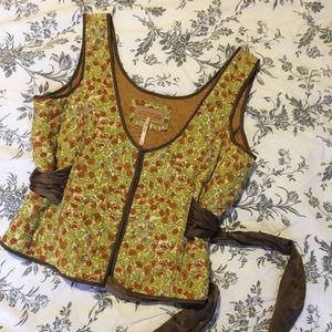 Free People Corduroy Quilted Vest